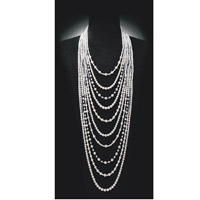 MIKIMOTO高級珠寶系列18K白金配日本Akoya珍珠、藍寶石及鑽石頸鏈 $167萬（A）