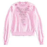 H&M×Giambattista Valli粉紅色閃石冷衫 $899（A）