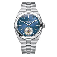 Vacheron Constantin Overseas Tourbillon精鋼錶殼腕錶，搭載Calibre 2160超薄自動機芯及陀飛輪裝置。$83.5萬（F）