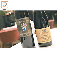 由托斯卡納出產的紅白葡萄酒各有兩款可供挑選，讓大家吃得更盡興。