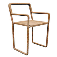 Simple Chair<br>簡單就是美，這張椅子堪稱最佳示範，曾為Emanuele於Promosedia International Design Competition-Caiazza Memorial Challenge贏得冠軍，是設計師的成名作。