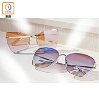 LONGCHAMP Sunglasses （上）$1,580、（下）$1,280（A）