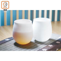有田燒無腳杯，名字叫EggShell，超薄而耐用，是日本有特色的無杯腳酒杯。