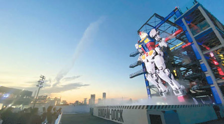 於12月19日開幕的GUNDAM FACTORY YOKOHAMA，焦點當然係高18米的可動RX-78F00初代高達。