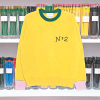 CW Pencil Enterprise跟Demylee聯手推出以Classic#2鉛筆為主題的羊絨針織衫，設計亮麗突出。
