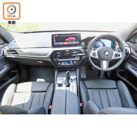 中控台BMW Live Cockpit Professional對應最新iDrive 7.0系統、BMW智慧型聲控個人助理及一系列智慧駕駛輔助系統。