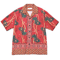 TOGA VIRILIS紅色花卉圖案拼接恤衫 $3,750（B）