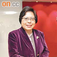 劉佩瓊擔心香港作為國際金融中心的地位遲早會被上海取代。