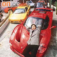 「玩具大王」蔡志明身為法拉利愛好者，他坦言不喜歡在內地駕車。