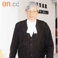 華懋代表資深大律師張健利一度在庭上「扯火」。	（伍鎮業攝）