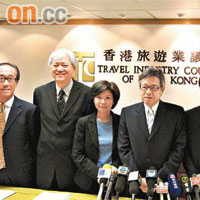 旅遊業議會昨日申訴經營困難，擔心逾二萬名從業員面臨失業威脅。