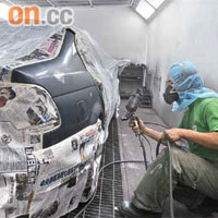當局計劃於明年十月起，規管汽車修補漆料所排放的VOC含量限值。