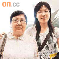 阿Ling（右）戒除毒癮，與母親的關係大為改善。	（蘇文傑攝）