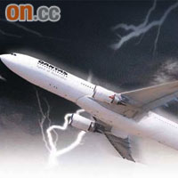 編號QF68的A330-300澳航客機，昨日在婆羅洲上空遇上強烈氣流。