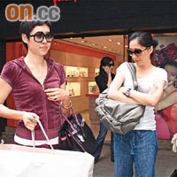 多位來自上海懷疑購入假名牌貨的女士，到本港追查及投訴。