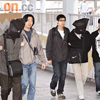 警方早前拘捕兩名涉嫌參與電話騙案的台灣男子。	（資料圖片）