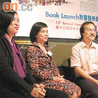 湯崇敏（左）提出全港小學推行共融教育。