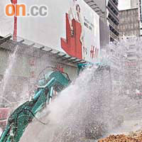 本港去年共發生一千三百多宗爆水管事故。
