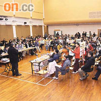 三百多名村民出席諮詢會，反對新界東北發展。