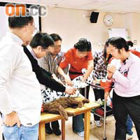 寵物急救課程在鄧肇堅醫院的急症科訓練中心舉行，被質疑利用公帑資源進行與病人醫療無關的服務。