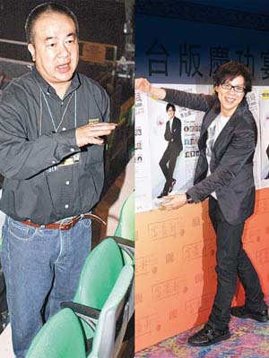 高志森（左）昨披露陳志雲在《志雲飯局舞台版》中有收取酬勞。