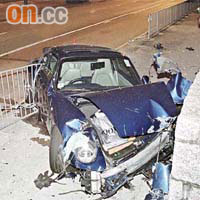 舊式欄杆有機會令失控撞車的司機及乘客被插死。