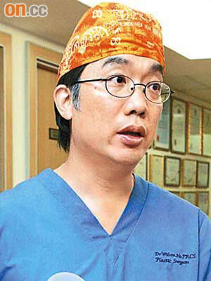 何維新表示，開刀植入假體的隆胸手術，醫生需較高技巧。