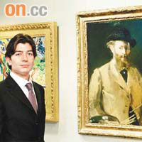 愛德華‧馬奈《手持調色板的自畫像》為世上僅存的兩幅馬奈自畫像之一。