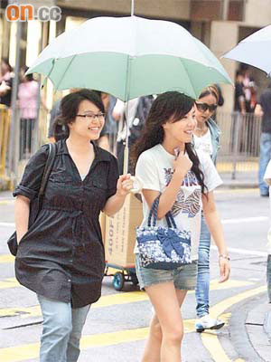 天文台預料今日仍有幾陣雨。	（翁志偉攝）