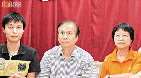 林振昇（左一）表示，調查發現保安員年資愈長，愈覺得與子女關係疏離，旁為羅棠春。