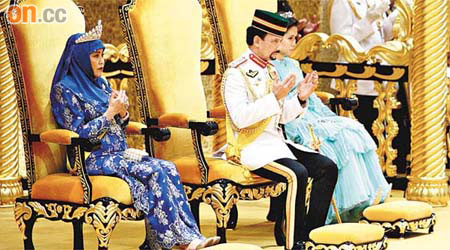 汶萊的皇室成員極受國民愛戴。	（資料圖片）
