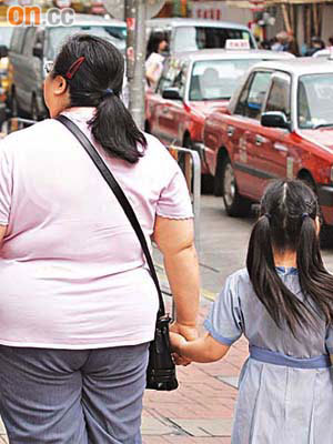 肥胖女性屬於妊娠糖尿病高危一族，增加子女患糖尿病機會。	（資料圖片）