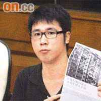王浩賢批評市建局去年度錄得六十九億元盈餘反映其牟取暴利。