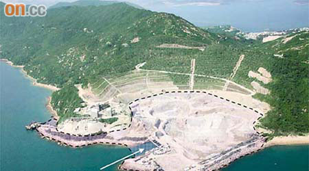 港鐵及港府擬徵用石澳石礦場作為沙中線及T2主幹路沉管隧道預製組件工場。