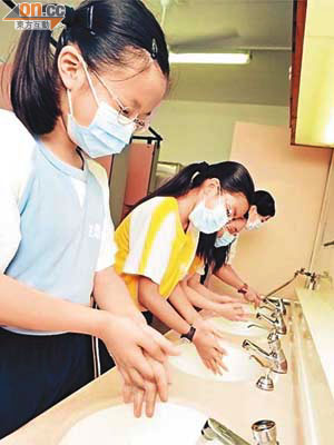 勤洗手是預防流感的有效措施。	（資料圖片）