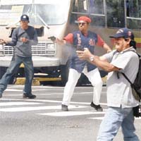 委國治安不靖，首都加拉加斯的幫派街頭槍戰無日無之。	（資料圖片）