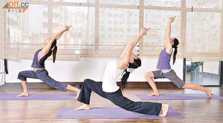 研究顯示，練瑜伽有助紓緩焦慮。	（資料圖片）