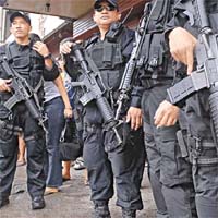 菲律賓警方被指由於爭權內訌，令SWAT最精銳隊伍未能出動。	（資料圖片）