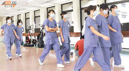 公立醫院去年護士流失率達百分之四點一，外科及兒科護士流失最嚴重。	（何天成攝）