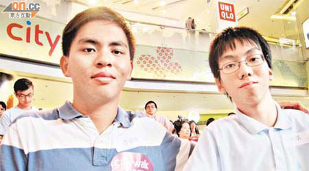 李欣浩（左）及馮康泓（右）成功克服環境及身體障礙，為自己開創美好未來。
