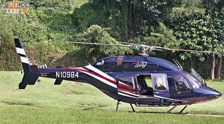 最新的貝爾429直升機價值六百五十萬美元。	（陸智豪攝）