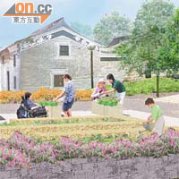 民協原計劃在王屋村古屋周邊用地闢設療愈花園。