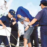 日本海上保安廳扣押詹其雄，至今已逾兩周。	（資料圖片）