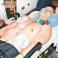 跑步時昏迷的陳錦新，送院搶救後終告不治。