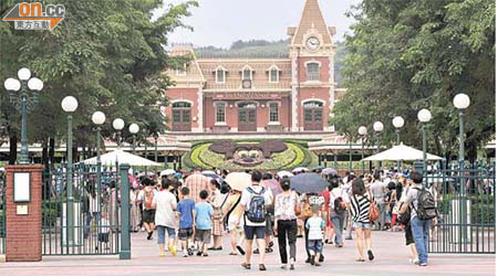 香港迪士尼樂園發生女遊客神秘失蹤案。	（資料圖片）