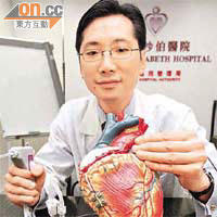 何鴻光醫生表示冠心病成因包括心肌發炎及血管收窄，死亡率十分高。（資料圖片）