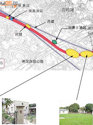 屯門路的走線方案或影響村屋及墓地，引起居民強烈不滿。