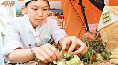 郭曉琳中五畢業放棄升上中六機會，希望成為郵輪上的廚師。