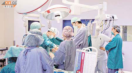 醫管局外科手術服務審核報告顯示，緊急手術後卅日內死亡率約為一成。	（資料圖片）