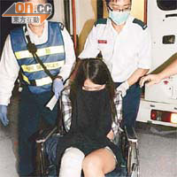 銅鑼灣行人專區擲鏹案，其中一名少女遭灼傷。